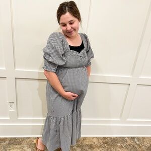 Bump/nursing friendly dress